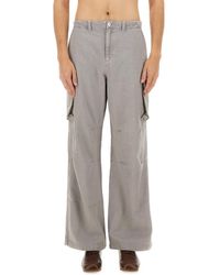 Our Legacy - Relaxed Fit Cargo Pants With Wide Legs - Lyst