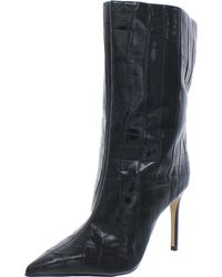 SCHUTZ SHOES - Mary Pointed Toes Half Calf Knee-high Boots - Lyst