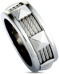 Charriol - Forever Stainless Steel Cable Band Ring - Lyst