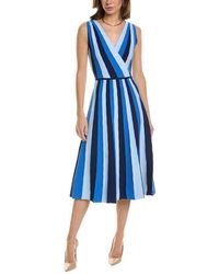 Carolina Herrera - Striped A-line Dress - Lyst