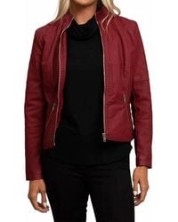 Pine Apparel - Pleather Jacket - Lyst