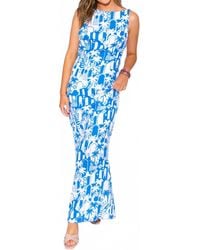Sugarlips - Stairway To Santorini Maxi Dress - Lyst