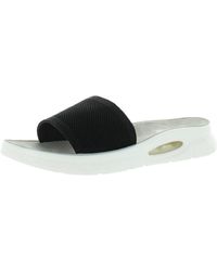 Aqua College - Alina Knit Slip On Slide Sandals - Lyst