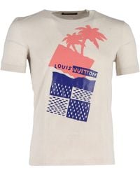 Louis Vuitton - Palm Tree Logo T-shirt - Lyst