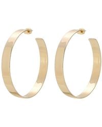 Eklexic - 2.5" Skylar Hoops - Lyst