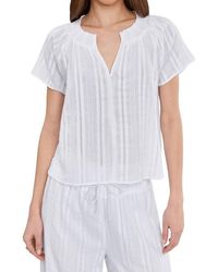 Splendid - Meadow V-Neck Blouse - Lyst