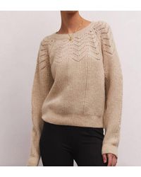 Z Supply - Sabine Pointelle Sweater - Lyst