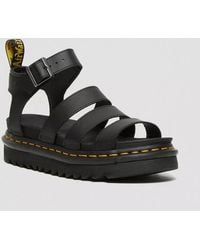 Dr. Martens - Blaire 24235001 Sandals Hydro Leather Platform Gal1116 - Lyst