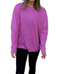 Mono B - Waffle Ribbed Pullover - Lyst