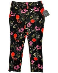 Cynthia Rowley - Cropped Floral Print Cigarette Leg Pant - Lyst