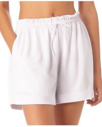 Anne Cole - Terry Cloth Shorts Cover-up - Lyst