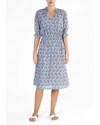 M.A.B.E - Ara Print Midi Dress - Lyst