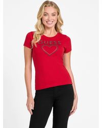 Guess - Eco Deedee Beaded Tee - Lyst