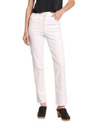 Current/Elliott - The Soulmate Blanc Straight Leg Jean - Lyst