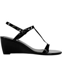 Vaneli - Mohan Wedge Sandal Patent 312918-Blk - Lyst