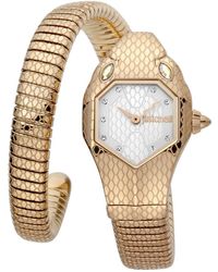 Just Cavalli - Snake Silver Dial Watch - Lyst