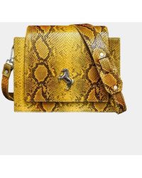 TENTROYA - Flap Python Bag - Lyst