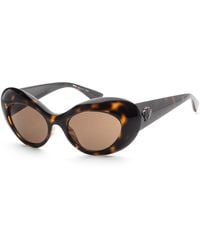 Versace - 52 Mm Havana Sunglasses - Lyst