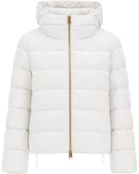 Herno - Down Puffy Silk Cashmere Jacket - Lyst