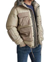 G-Star - Hooded Puffer Jacket - Lyst