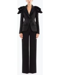 Saiid Kobeisy - Ruffled Tailored Jacket - Lyst
