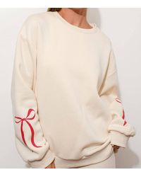 Pretty Garbage - Happily Yours Bow Sweatshirt - Lyst