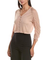 MILLY - Royce Fringe Sequins Top - Lyst