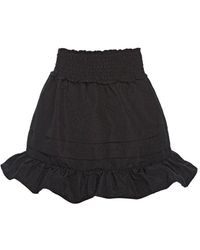 Sea - Diana Taffeta Smocked Skirt - Lyst