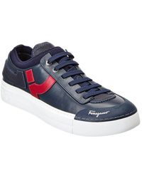 Ferragamo - Notion 2 Leather Sneaker - Lyst