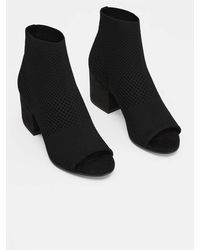 Eileen Fisher - Croft Stretch Open Toe Block Heels - Lyst