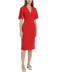 Maggy London - Solid Crepe Wear To Work Dress - Lyst