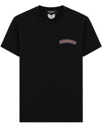 DSquared² - T-Shirt With Logo Cotton T-Shirts - Lyst