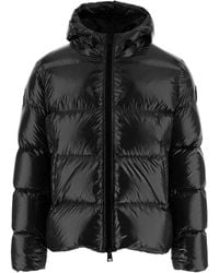 Herno - Quilted Nylon Down Jacket With Adjustable Hood And Elasticated Hems - Lyst