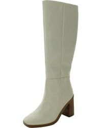 Dolce Vita - Flapper Faux Suede Round Toe Knee-High Boots - Lyst