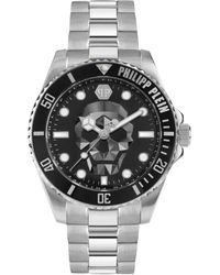 Philipp Plein - The $kull Diver Bracelet Watch - Lyst