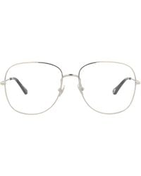 Chloé - Aviator-Frame Metal Optical Frames - Lyst