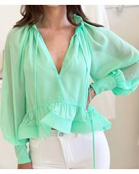 Elliatt - Narrative Long-Sleeved Top - Lyst