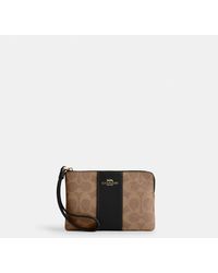 COACH - Corner Zip Wristlet - Lyst