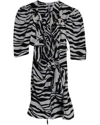The Attico - Zebra-print Mini Dress - Lyst