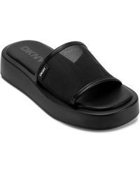 DKNY - Orion Mesh Platform Slide - Lyst