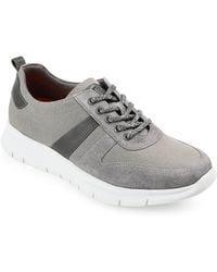 Thomas & Vine - Adler Mixed Media Sneaker - Lyst
