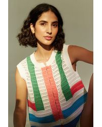 Chinti & Parker - Cream Cotton Capri Vest - Lyst