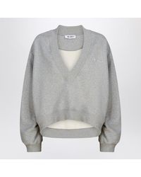 The Attico - Mã&Copy;Lange Sweatshirt With Logo - Lyst