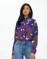 Oliphant - Button Down Blouse - Lyst