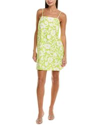 FLORA BEA NYC - Zora Linen-Blend Mini Dress - Lyst