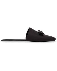 Ferragamo - Vern Dream Bow-Embellished Slippers - Lyst