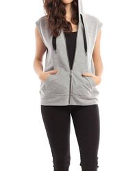 French Kyss - Madison Hooded Vest - Lyst