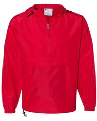 Champion - Packable Quarter-Zip Jacket - Lyst