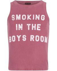 DSquared² - Rib Knit Sleeveless Crew Neck Top - Lyst