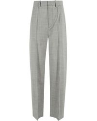 Isabel Marant - Sopiavea High-Waisted Wide-Leg Pants With Pleat Detailing - Lyst